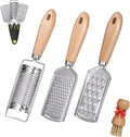 Handheld Cheese Graters with Cleaning Brush Stainless Steel Vegetable Grater by BeardoDecor