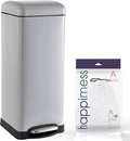 happimess HPM1007C Betty Retro 8-Gallon Step-Open Trash Can by Happimess