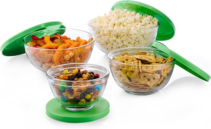 Libbey Baker's Basics 4 Piece Glass Mixing Bowl Set by Libbey