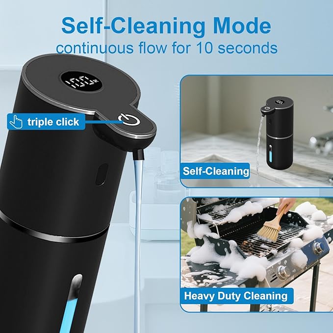 OHIFAST Automatic Liquid Soap Dispenser Touchless, USB Rechargeable Smart Hand - Image 5