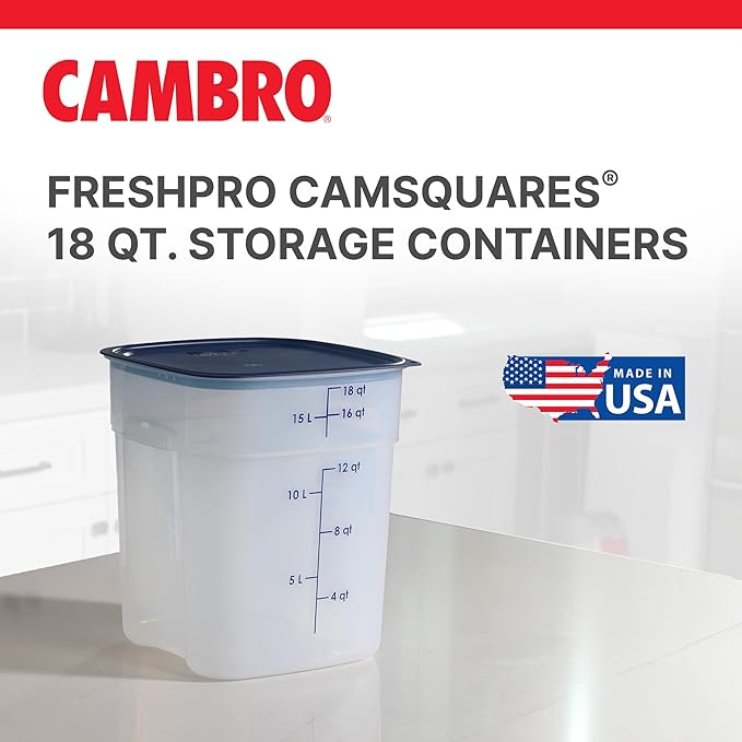 Cambro FreshPro 18 Quart Food Storage Container - Image 2
