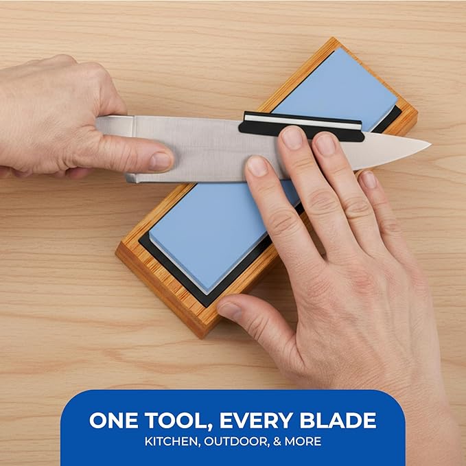 Sharp Pebble Premium Whetstone Knife Sharpening System – 1000/6000 Grit - Image 5