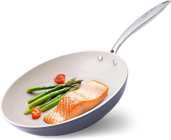 Mueller Frying Pan, Heavy Duty German Stone Coating Non Stick Frying Pans by Mueller