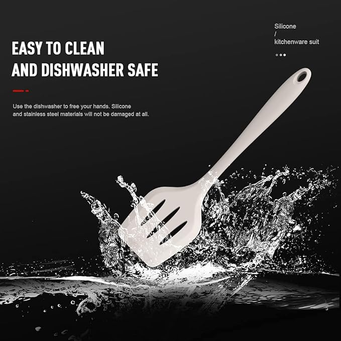 AOTHOD Silicone Cooking Utensils Set - Image 3