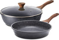 SENSARTE Nonstick Frying Pan Skillets, Swiss Granite Coating Omelette Pans by SENSARTE