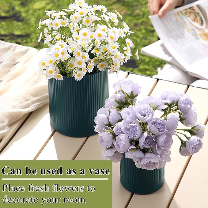 HOMQUEN 360° Rotating Utensil Holder, 6.3''+4.7'' Plastic Kitchen Utensil Holder - Image 6
