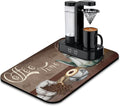 Coffee Bar Mat, Fits Under Coffee Machine by Kuyig+Home