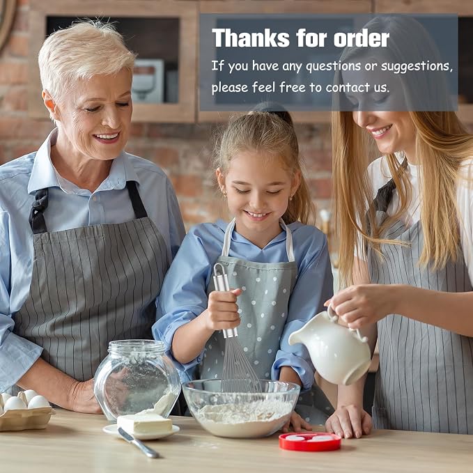 OYV Grey Silicone Whisk, Professional Whisks - Image 7