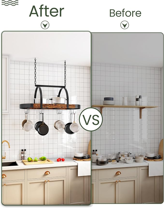 CHOEZON Hanging Pot Rack, Pot Hanger - Image 7