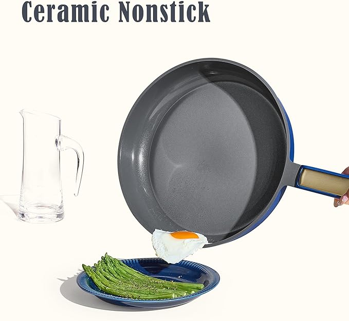 CAROTE Ceramic Cookwar Set, Pots and Pan Set Non Stick 18 Piece, Cookware Set - Image 4