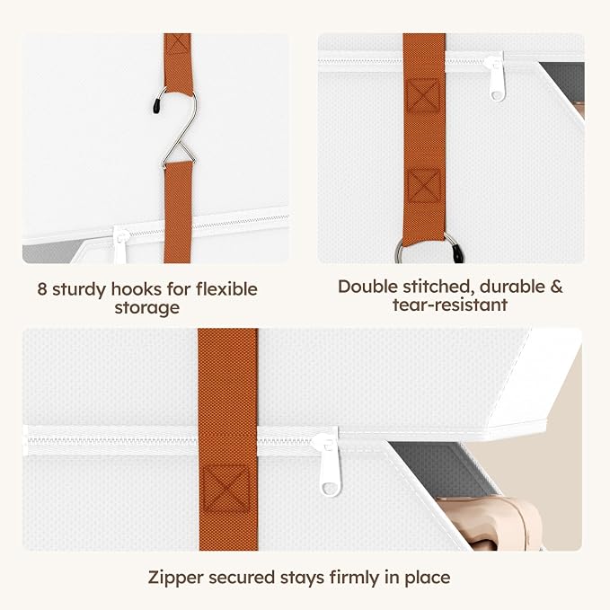 Homsorout Collapsible Hanging Closet Organizer - Image 7