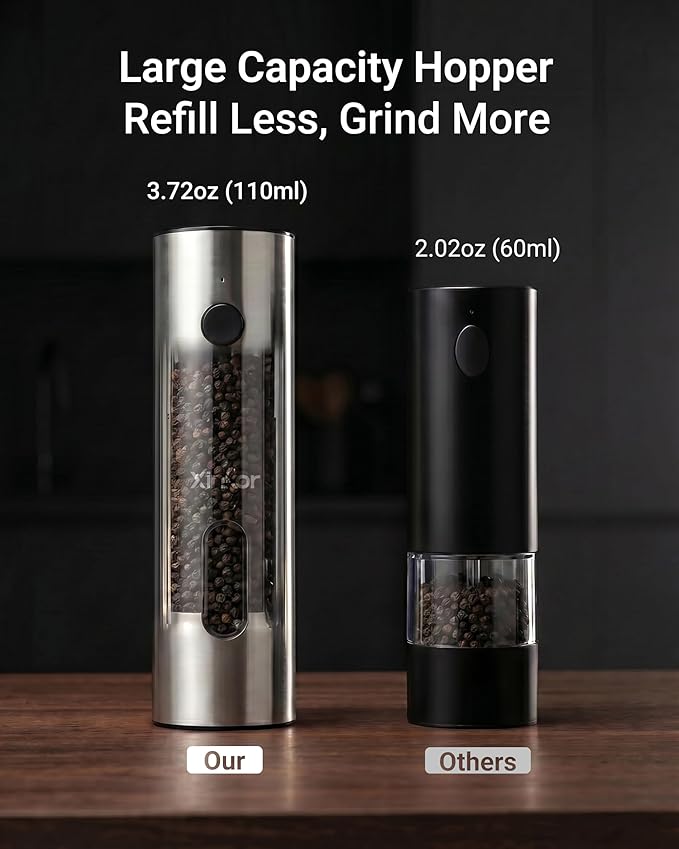Electric Salt and Pepper Grinder Set - Image 5