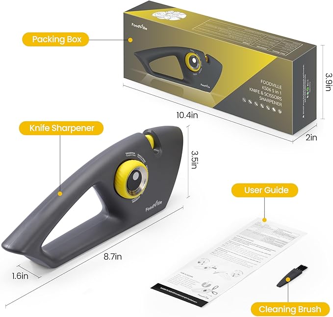 FoodVille 5 in 1 Knife Sharpener - Image 7