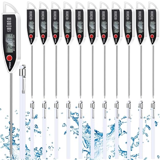 Copkim 12 Set Waterproof Food Thermometer by Copkim