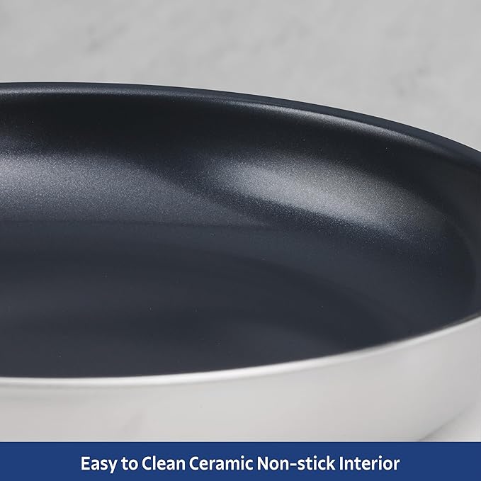Tramontina Signature 12-Inch Tri-Ply Clad Stainless Steel Large Frying Pan - Image 10