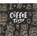 Coffee Time Dish Drying Mat 16x18 Inch, Microfiber Absorbent Fast Dry Mat Large by Unknown