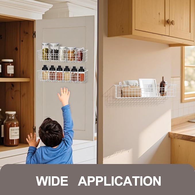 Spice Rack Wall Mount, Spice Holder Shelf Saving Space - Image 9