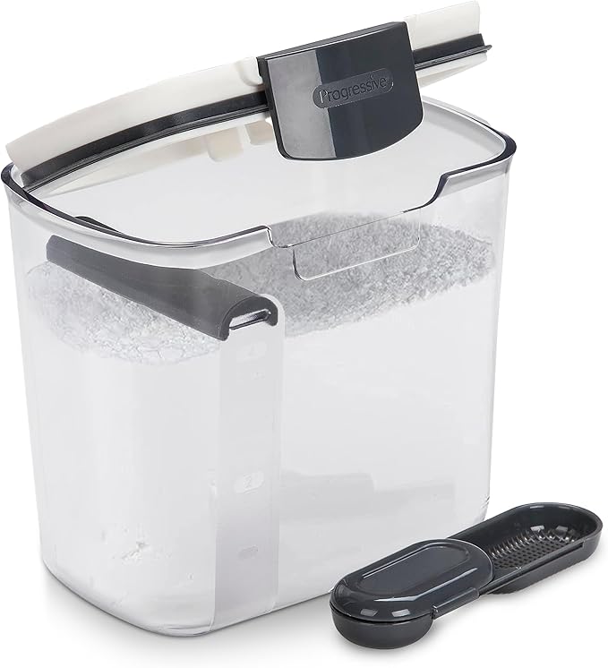 ProKeeper 1 Quart Airtight Powdered Sugar Storage Container – Grey, BPA-Free by ProgressiveInternational