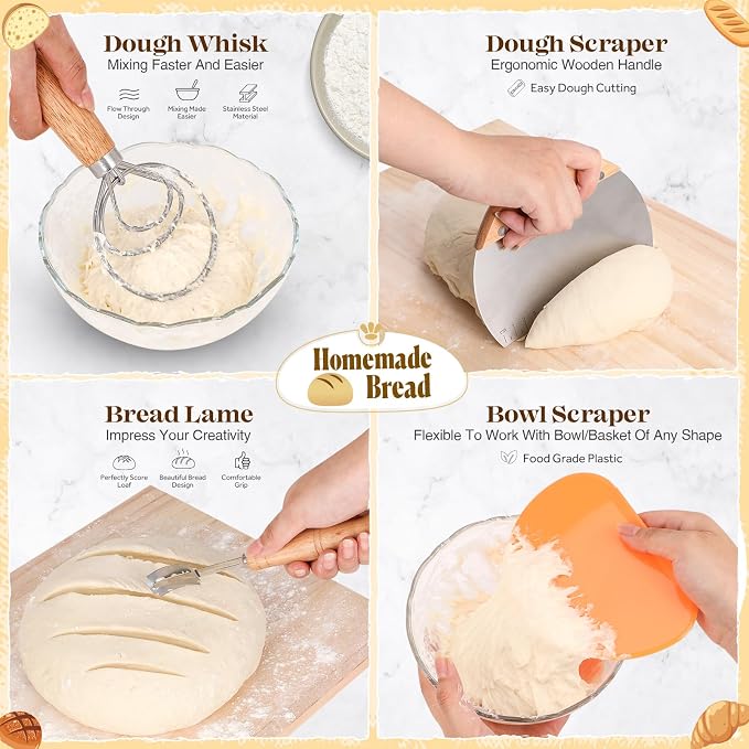 Sourdough Starter Kit, Sourdough Bread Baking Supplies, Sourdough Kit - Image 5