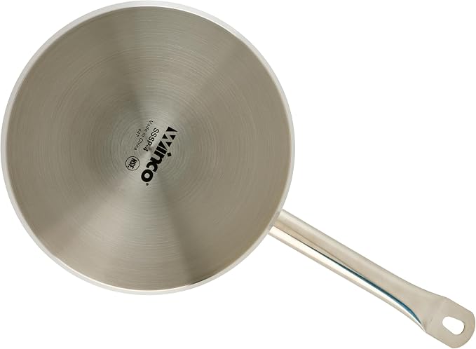 Winco Heavy-Duty Stainless Steel Sauce Pan - Image 6