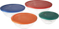 Pyrex Smart Essentials Mixing Bowl Set Including Locking Lids, 8 piece by Pyrex