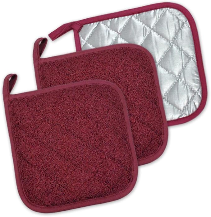 DII Basic Terry Collection Quilted 100% Cotton, 3 Piece by DII