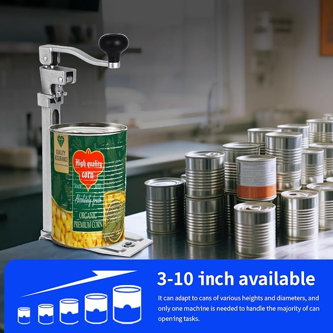 Commercial Can Opener Heavy Duty, Industrial Kitchen Tool - Image 7