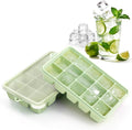 Silicone Ice Cube Tray, 2 Pack Ice Trays by Duesu