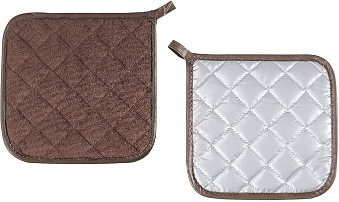 Joyhalo 4 Pack Pot Holders for Kitchen, Cotton Oven Holder - Image 2