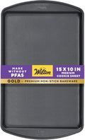 Wilton Gold Premium Non-Stick Warp-Resistant Bakeware, Made without PFAs by Wilton