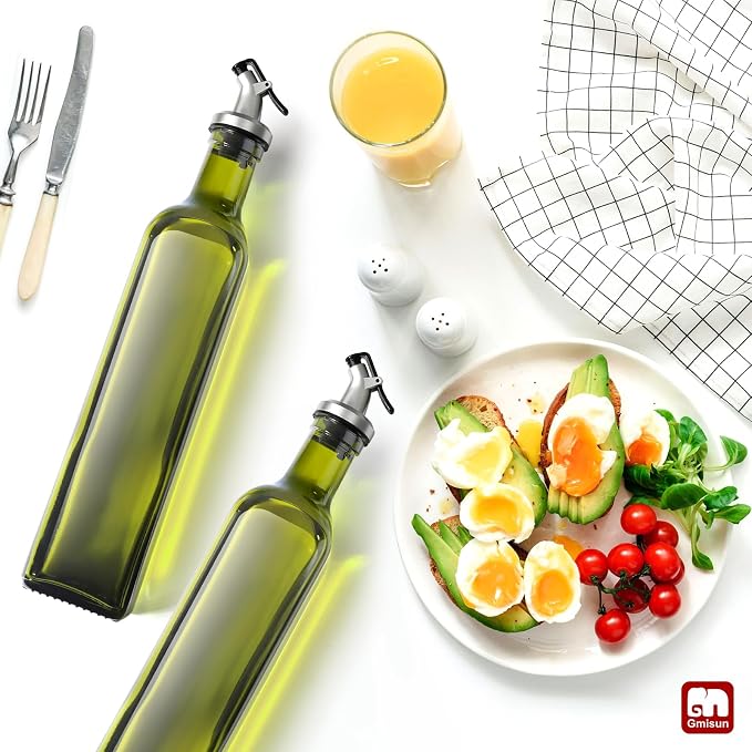 GMISUN Olive Oil Dispenser Bottle 2 Pack, Olive Oil Dispenser - Image 7