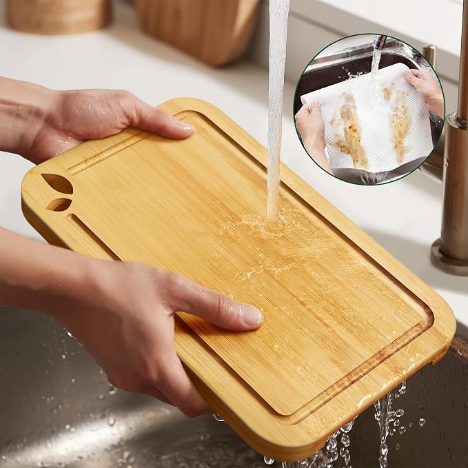Bamboo Cutting Boards for Kitchen - Image 6