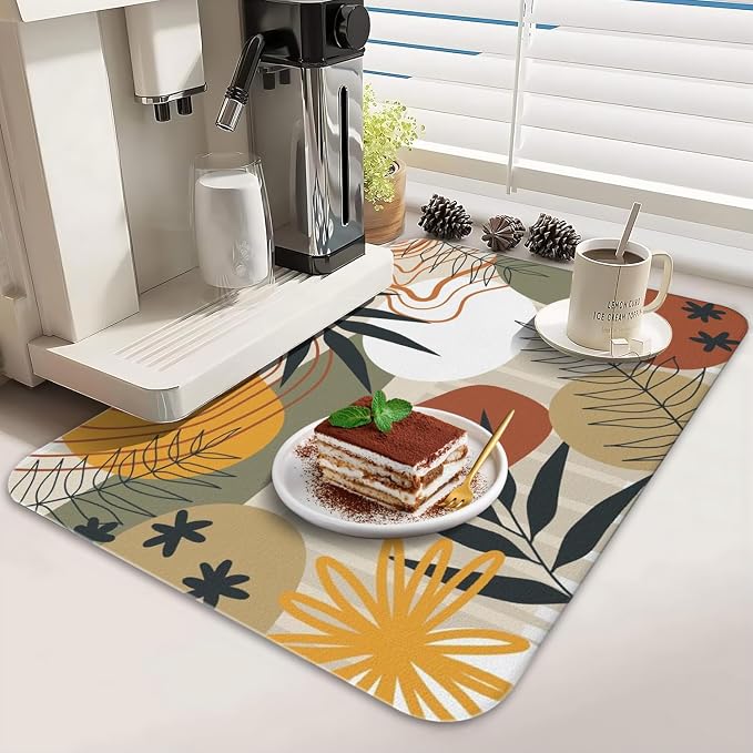 Dish Drying Mat for Kitchen Counter 2 Pack - Image 3
