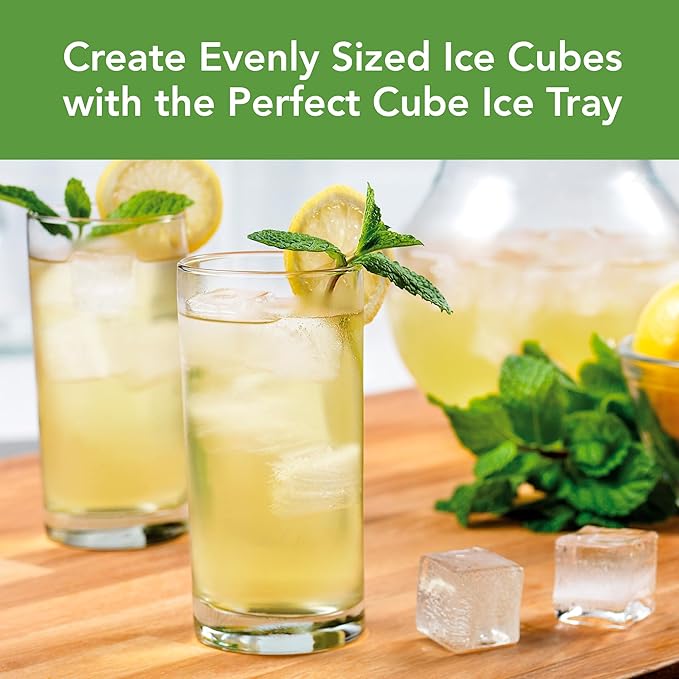 Tovolo Silicone Ice Cube Tray Stratus Blue Pack of 2 BPA Free Ice Tray Mold - Image 2