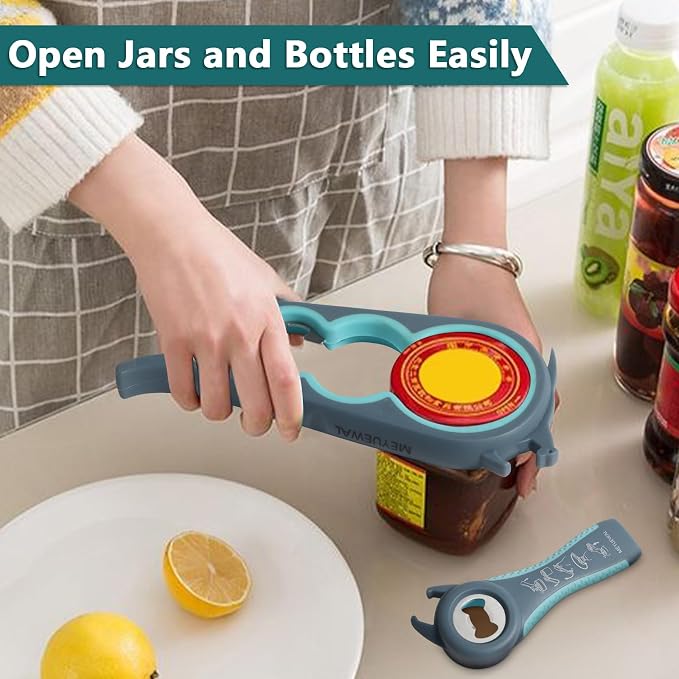 Jar Opener, 6 In 1 Bottle Opener Can Opener - Image 2