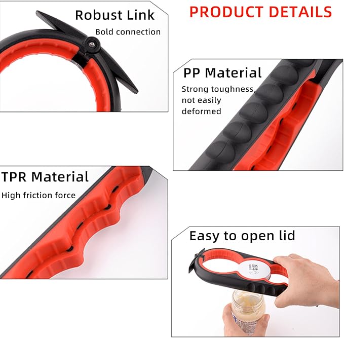 Bottle Opener for Arthritic Hand, Jar Opener for Old People, Those - Image 7