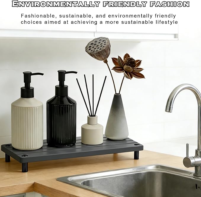 Durable Kitchen Sink Organizer, Instant Dry Sink Caddy - Image 4