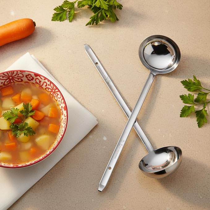 6 Pcs Stainless Steel Ladle Soup Handle Ladle - Image 6
