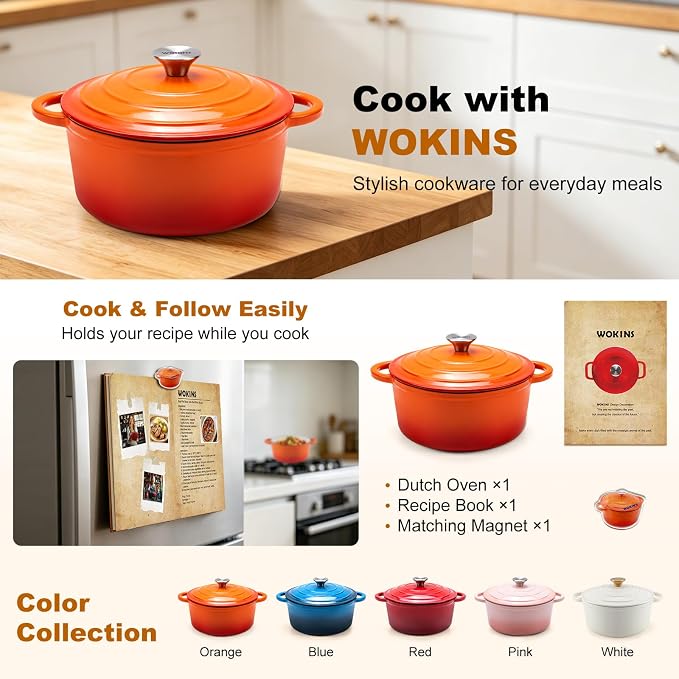 Enameled Cast Iron Dutch Oven - Image 2