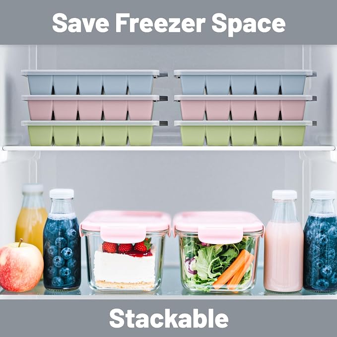 Silicone Ice Cube Tray 3 Pack - Image 6