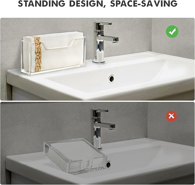 Kordory Acrylic Guest Towel Holder - Image 4