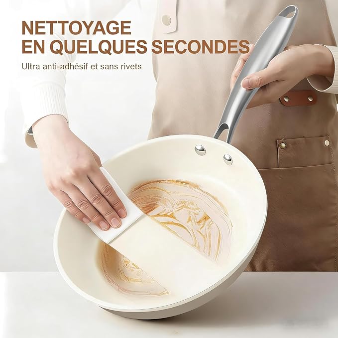 9.25 Inch Ceramic Nonstick Frying Pan - Image 4