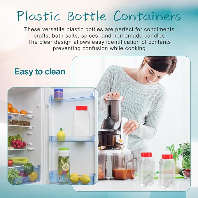 34 Pack 16 oz Plastic Spice Jars - Image 5