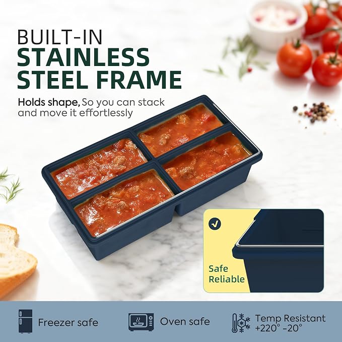 Silicone Freezer Molds for Soup - Image 5