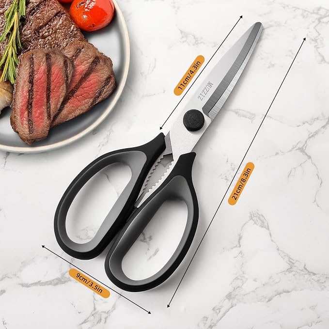 Kitchen Scissors All Purpose, Heavy Duty Stainless Steel Come Apart Kitchen - Image 5