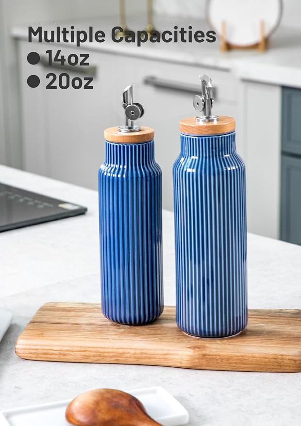 Nucookery 20oz Ceramic Olive Oil Dispenser Bottle - Image 7