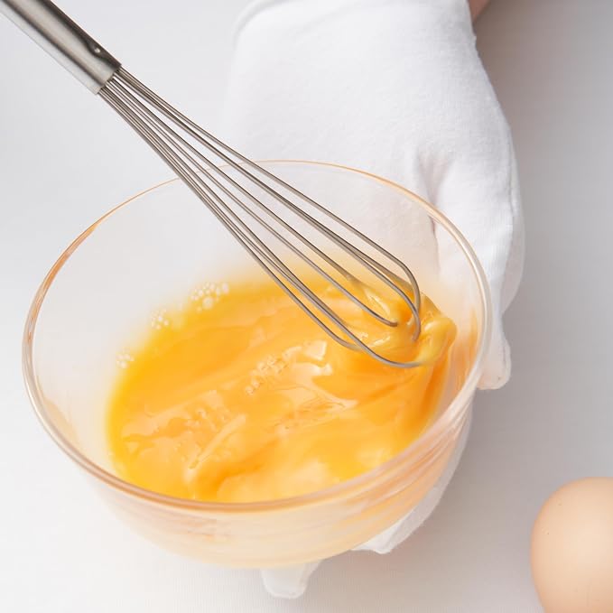 Mini Whisk, Stainless Steel Skinny Whisk Egg Beater - Image 2