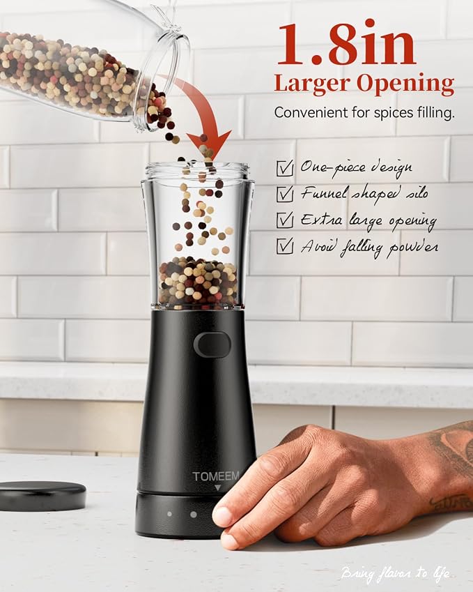 Electric Salt and Pepper Grinder Set - Image 5