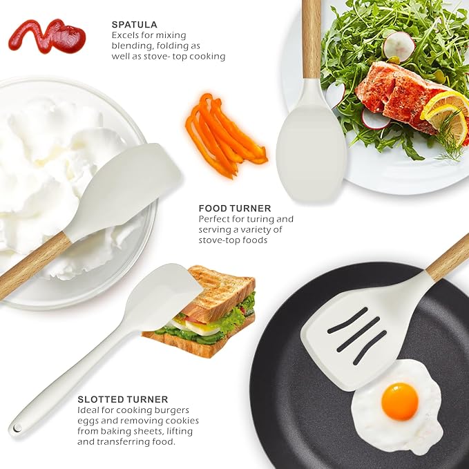 oannao Silicone Cooking Utensils Set - Image 3