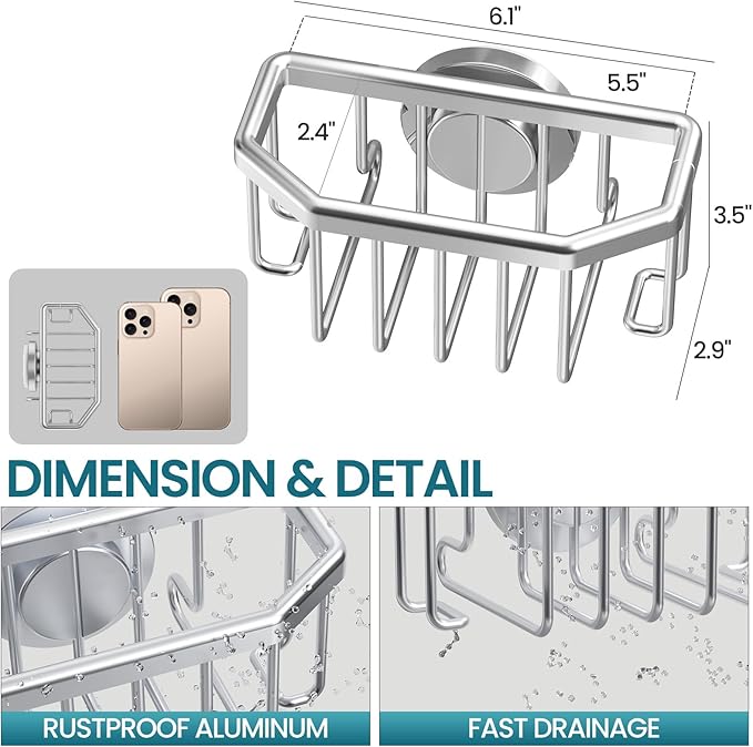 TAILI Sponge Holder for Kitchen Sink - Image 2